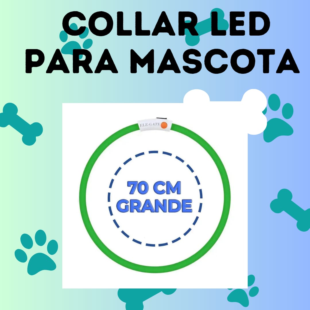 COLLAR LED PARA MASCOTA