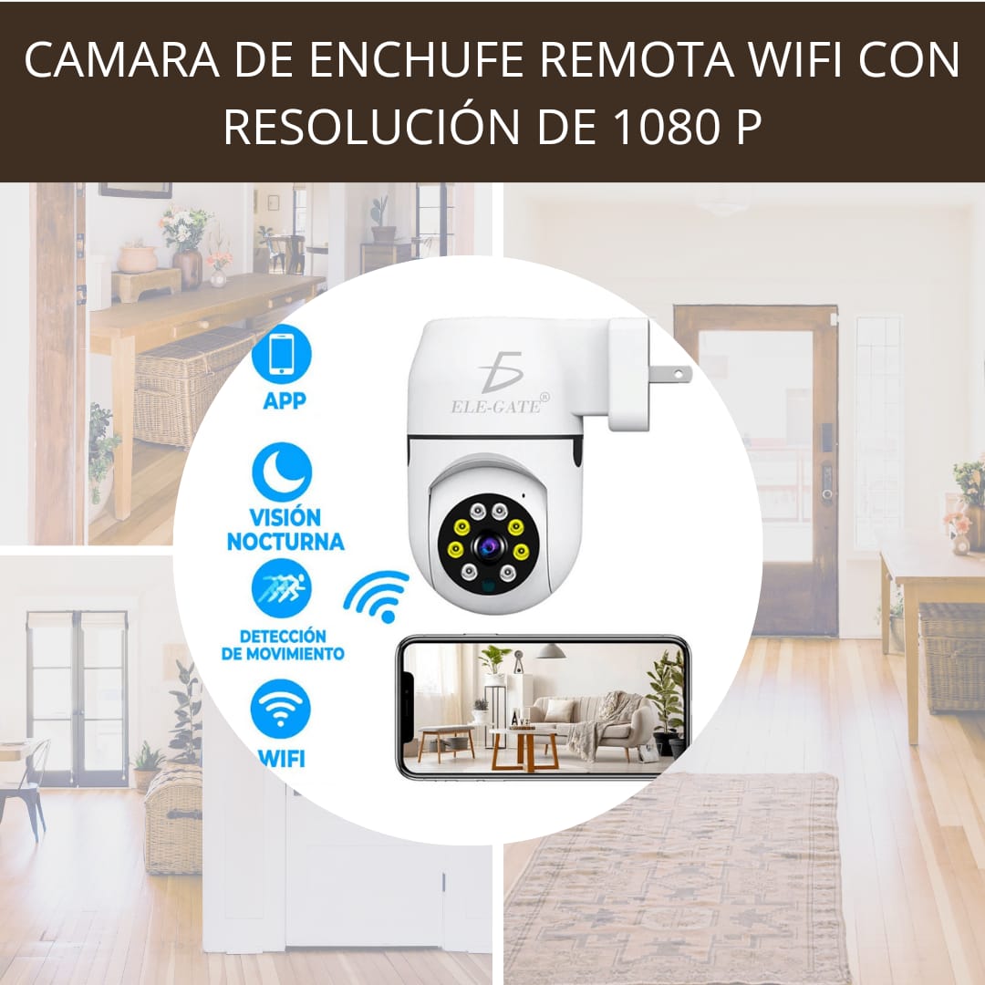 CAMARA DE ENCHUFE REMOTA WIFI