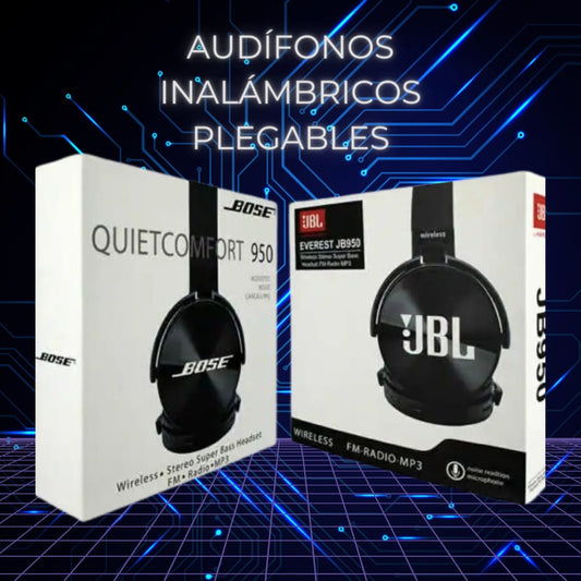 AUDIFONOS INALAMBRICOS PLEGABLES