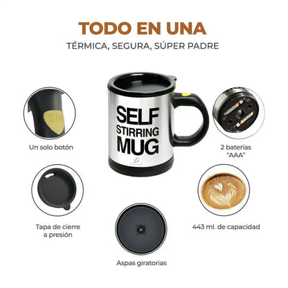 TAZA AGITADORA TERMICA ACERO INOXIDABLE