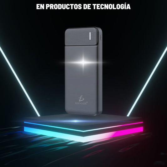 POWER BANK 1000mah CON 2 PUERTOS USB