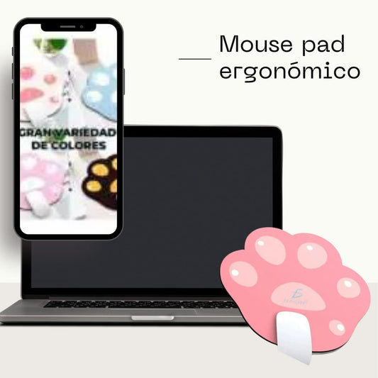 MOUSE PAD HUELLA DE GATO