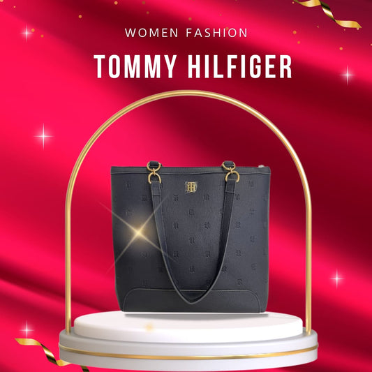 BOLSA DE MANO TOMMY HILFIGER NEGRA