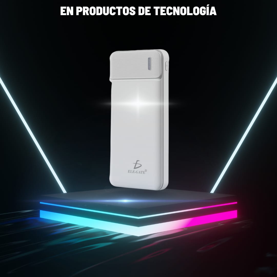 POWER BANK 1000mah CON 2 PUERTOS USB