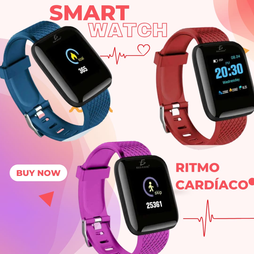 SMARTWATCH 116 PLUS RITMO CARDIACO